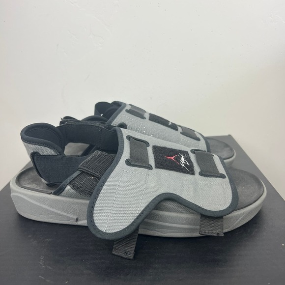 Nike Air Jordan LS Slides Retro Smoke Grey Sandals Mens Size: 10 main image 4